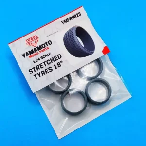 Réduction Yamamoto Model Parts RIM23 Stretched Tyres 18"