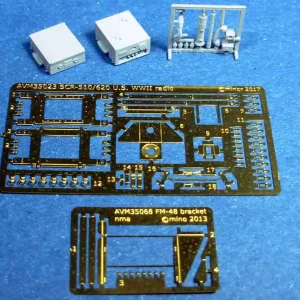 Commander Maintenant Minor 351093 SCR-510 + FM-48 bracket for U.S. Halftrack