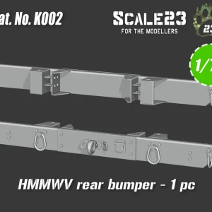 Pas Cher Scale23 72-K002 HMMWV rear bumper - 1 pc