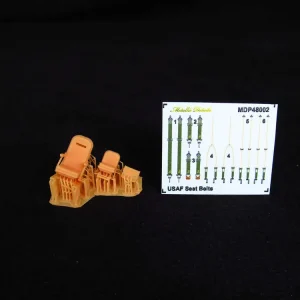 Haute Qualité Metallic Details MDR48265 Martin B-26 B Marauder Seats x 2 with seatbelts (3D-Printed)