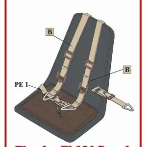 Expédié Aujourd'hui AML E50013 Fieseler Fi 156 Storch - Seat Belts