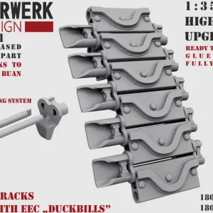 Jusqu'à Épuisement Des Stocks Panzerwerk Design 35-PW047-1 Sherman Tracks Type T62 with EEC Duckbills