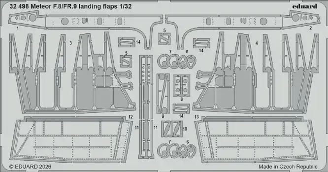 Livraison Express Eduard BIG33173 Gloster Meteor F.8 - Big Ed Set (for Revell Kits)