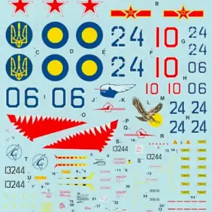 Expédié Aujourd'hui Hi-Decal Line 72024 Su-27 Flanker