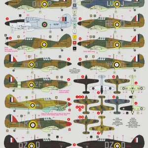 Dernier Modèle DKdecals 72078 Hurricane Mk.I Pt.IV
