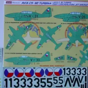 Meilleure Vente Kora Models Dec3226 Avia S.92 and CS.92 Me-262A-1a/ B-1a Czechoslovakian