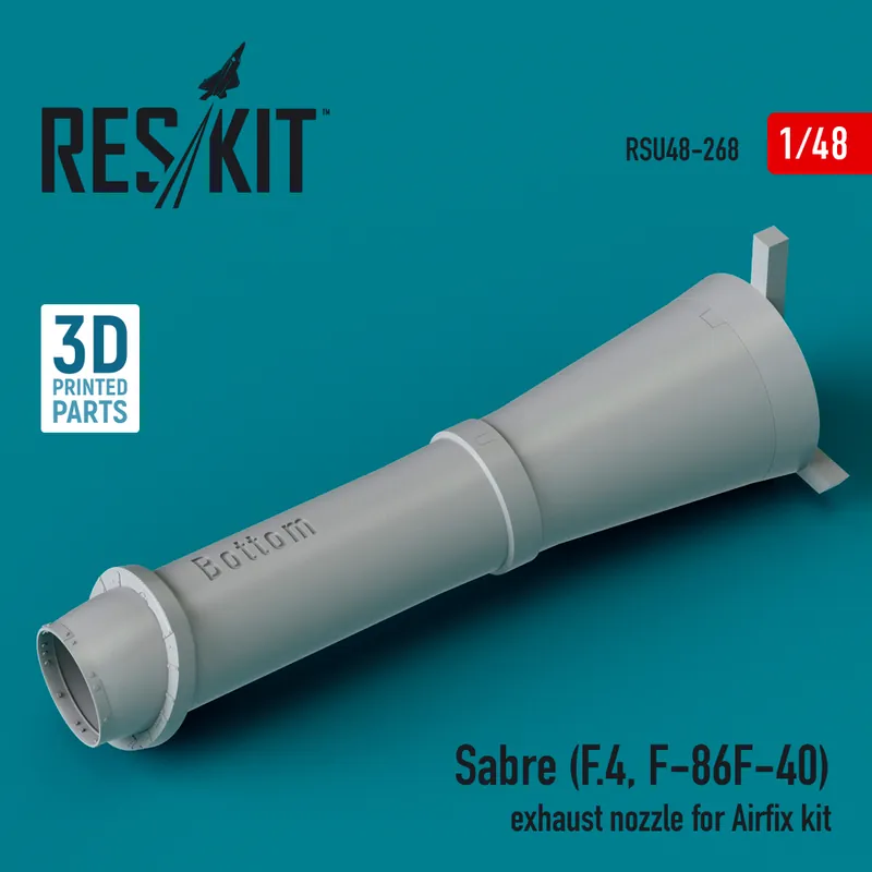 Bon Marché RES/KIT U48-0268 Sabre (F.4, F-86F-40) Exhaust Nozzle For Airfix Kit (3D Printed)
