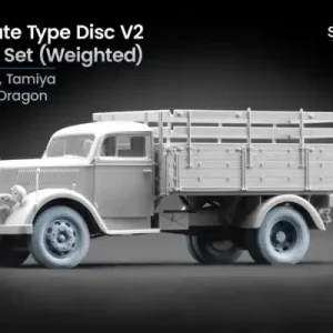 Satisfait Ou Remboursé ScaleX WW-35009S Opel Blitz - Late Type Disc V2 Weighted Wheel Set (3D-Printed / for Italeri, Tamiya, Miniart and Dragon Kits)