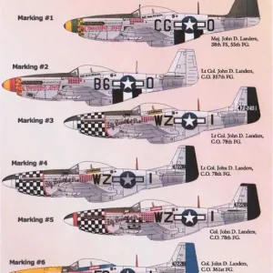 Lifelike Decals 72037 North American P-51 Mustang Part 3 (6 schemes) Achetez Aujourd'hui