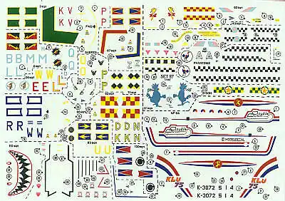 Modeldecal 097 RAF Sabre F.4 and FG.1/FGR.2 Phantom & RNAF NF-5A Decals Commander Maintenant
