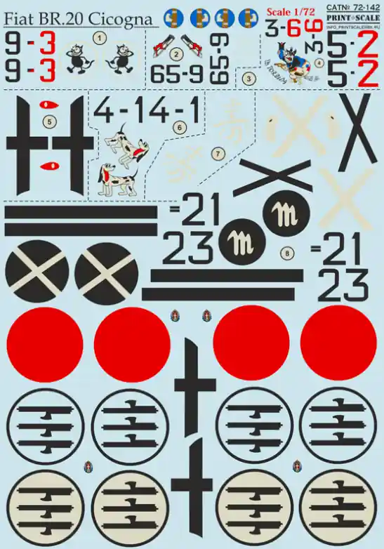 Acheter En Ligne Print Scale 72-142 Fiat BR.20 Cicogna