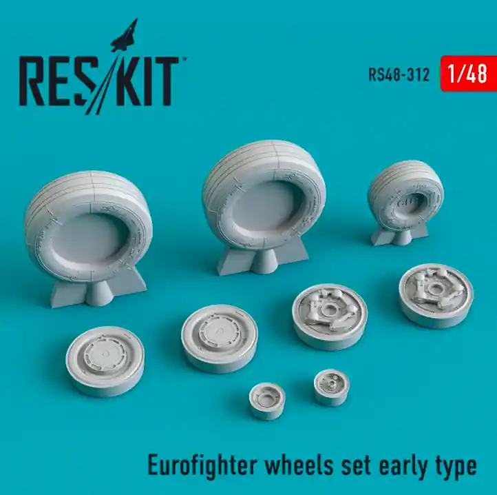 Commander Vite DISCONTINUED RES/KIT 48-0312 Eurofighter wheels Early Type