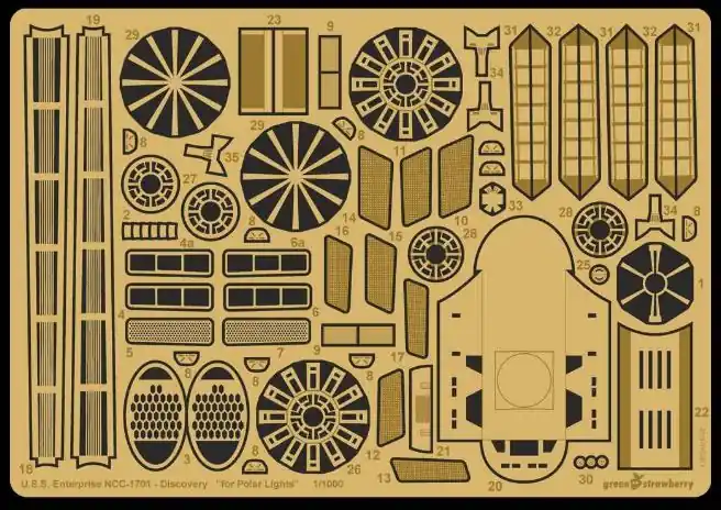 Seulement Aujourd'hui Green Strawberry 10920 U.S.S. Enterprise NCC 1701 Discovery