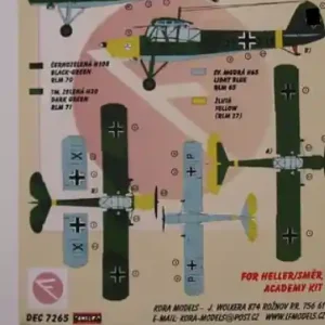 Bon Plan Kora Models Dec7265 Fi 156 over Balkan Part I.