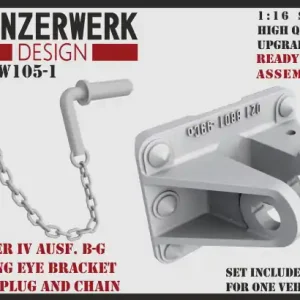 Promotion Saisonnière Panzerwerk Design 16-PW105-1 Panzer IV Ausf. B-G Towing Eye Bracket With Plug And Chain