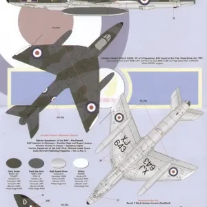 Affaire À Saisir Rafdec RF7213 Hawker Hunters (8 schemes)