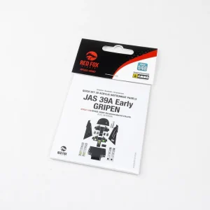 Marque Red Fox Studio QS-48087 JAS 39 A Early Gripen - Instrumert Panel Set (designed to be used with Italeri kits)