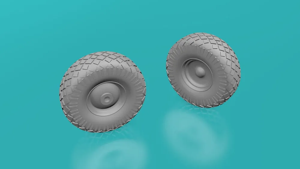 Offre Spéciale EMP3D 99160906-65 Koła Gumowe - Typ 2.3 - 6 Sztuk - 6,50mm Średnicy