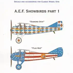 Starfighter Decals 72127 American Expeditionary Force Showbirds - Part 1 Satisfait Ou Remboursé