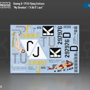 Kits World 132016 Boeing B-17F/G Flying Fortress (‘My Devotion‘ / ‘A Bit O Lace‘) Meilleur Prix