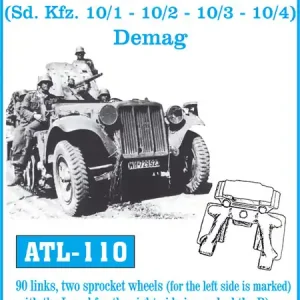 FriulModel 110ZUG Leichter Zugtkraftwagen 1t (Sd. Kfz 10/1 - 10/2 - 10/3 - 10/4) Demag Authentique