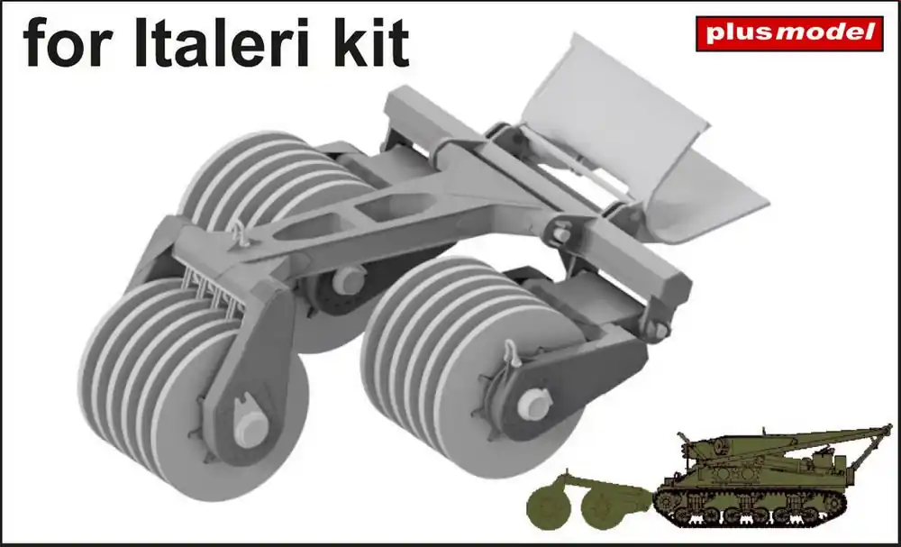 Plus Model 599 T1E1 US Sherman Mine Exploder - Italeri Achetez Aujourd'hui