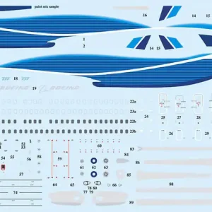 Skyline SKY144-67 Boeing 737-800 - Ryanair EI-DCL Boeing Dreamliner House scheme - 2 versions (for Revell kits) Commander Maintenant