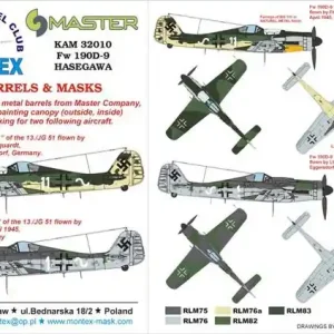 Bon Plan Montex KAM32010 Fw-190 D-9 Hasegawa