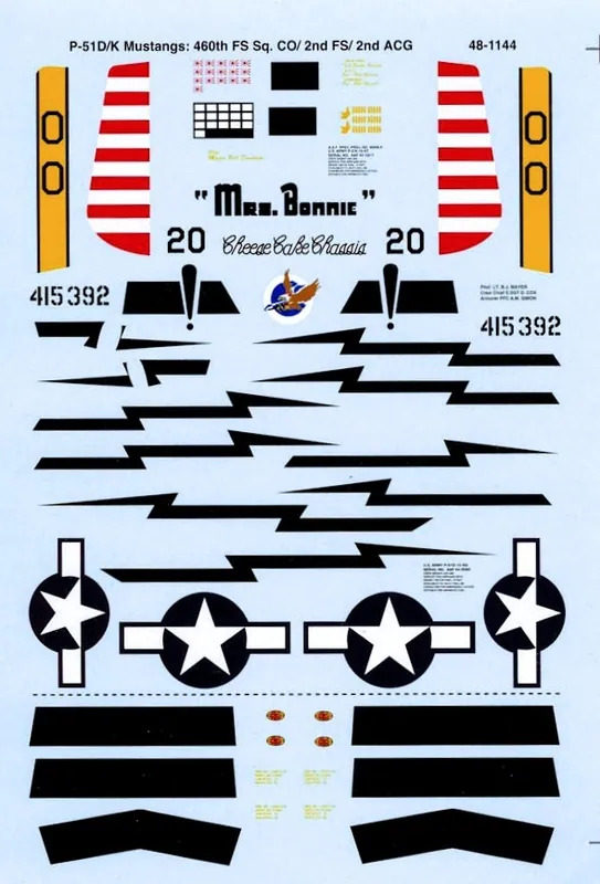 Solde Microscale 481144 North American P-51 D/K Mustangs (2 schemes)