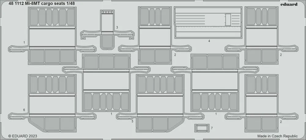Eduard 481112 Mi-8MT cargo seats TRUMPETER Commander Vite