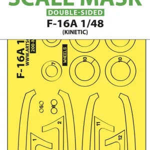 Art Scale Kit M48111 F-16A double-sided express Dernier Modèle