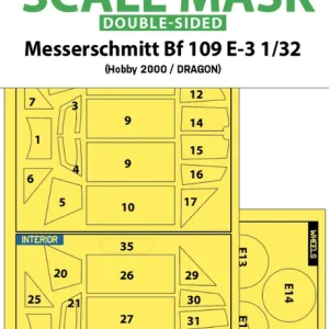 Art Scale Kit M32021 Messerschmitt Bf 109E-3 double-sided express Soldes