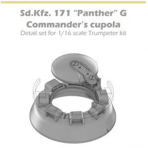 Prix Réduit SBS Model 16014 Sd.Kfz. 171 "Panther" G Commander‘s cupola (for Trumpeter kit)