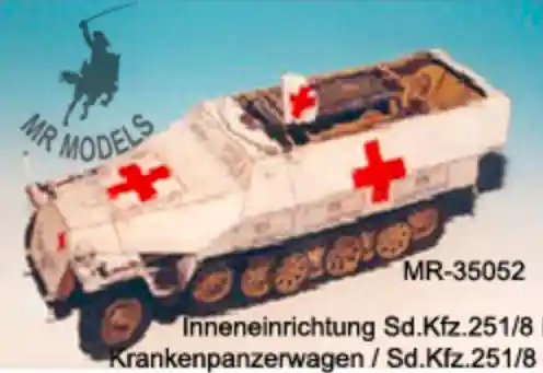 Promotion MR Modellbau 35052 Sd.Kfz.251/8 D ambulance interior set