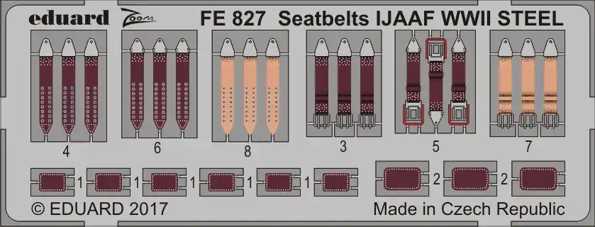 Prix Bas Eduard FE827 Seatbelts IJAAF WWII Steel