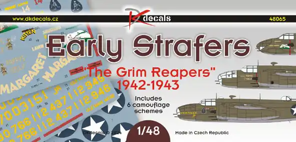 DKdecals 48065 Early Strafers - ‘The Grim Reapers‘ 1942-1943 Achat Immédiat