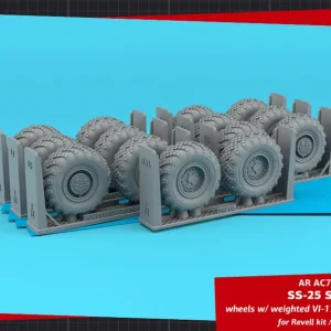 Satisfait Ou Remboursé Armory Models Group AC7361 SS-25 ‘Sickle‘ Mobile Launcher Wheels With Weighted VI-178AU Tyres, Late Hubs
