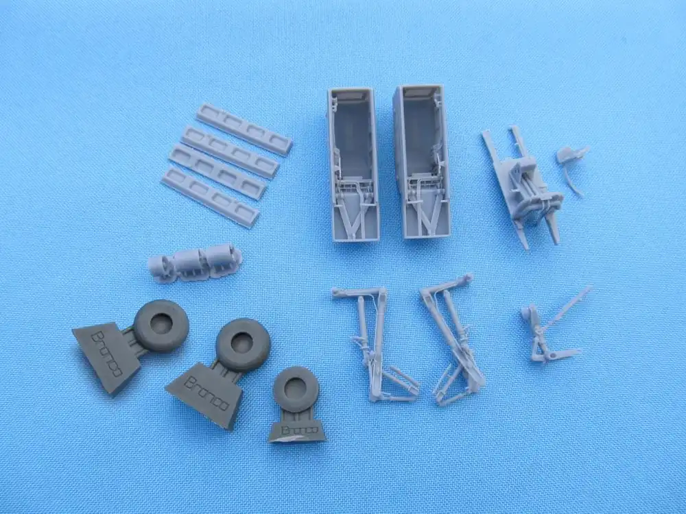 Prix Réduit Metallic Details MDR48160 North American/Rockwell OV-10 Bronco - wheel bays (designed to be used with ICM kits)