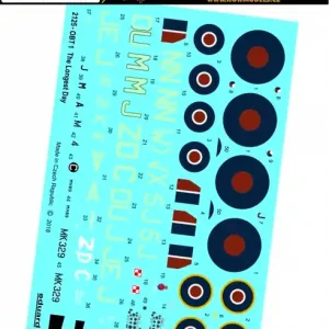 Commander Vite HGW Models 272028 Spitfire Mk.IX "The Longest Day" - Markings