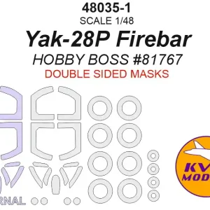 Acheter En Ligne KV Models 48035-1 Yak-28 P Firebar