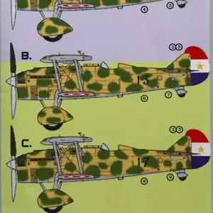 Affaire À Saisir Kora Models NDT72078 Fiat CR.32 Quater "CHIRRI" Paraguayan service