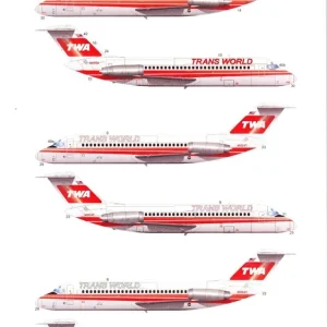 KARAYA D144-05 Douglas DC-9-14 TWA Satisfait Ou Remboursé