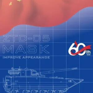 Galaxy-Model D35014 Chinese ZTD-05 - Die-cut Flexible Mask And Improve Appearance - The Military Parade of the 60th Anniversary of the PRC (for Hobby Boss 82484 Kit) Prix Choc