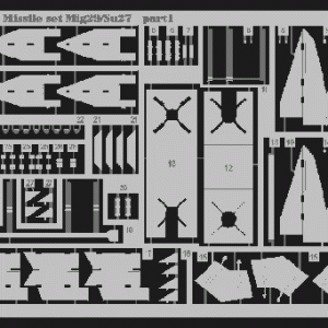 Vente Flash DISCONTINUED Eduard 48435 Soviet AA Missile set MiG-29/Su-27 ACADEMY