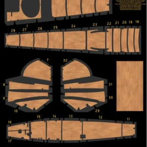 Satisfait Ou Remboursé HGW Models 532081 Albatros D.V / D.Va - Natural Light Wood Panels (for Wingnut Wings kits)