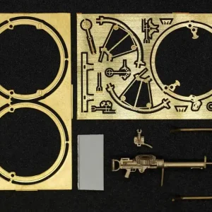 Prix Choc Mini World A4875 Lewis Mk II Single Machine Gun On The Scarff Ring