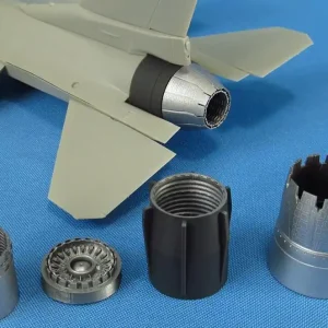 Bon Marché Metallic Details MDR4862 Lockheed-Martin F-16 C - opened jet nozzle for engine F110 (designed to be used with Tamiya kits)