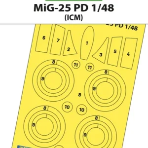 Achat Immédiat Art Scale Kit M48081 MiG-25 PD double-sided