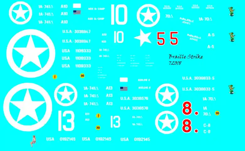 Braille Strike 35018 Sherman D-Day Retour Gratuit