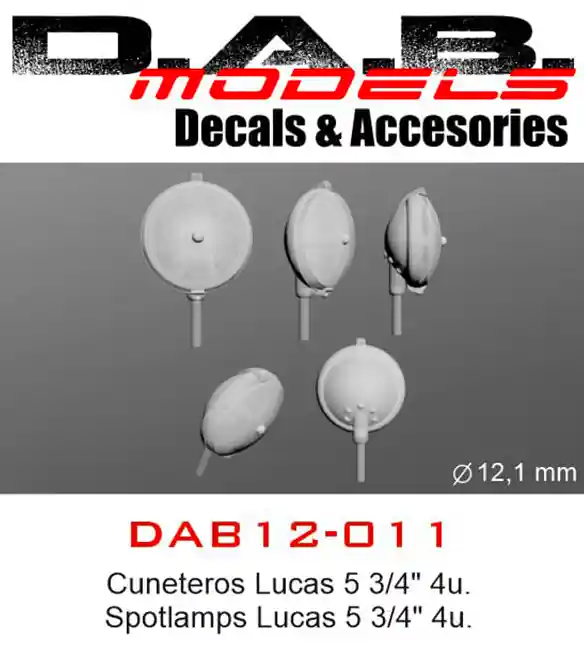 Meilleur Choix DAB Models 12-011 Spotlamps Lucas 5 3/4"